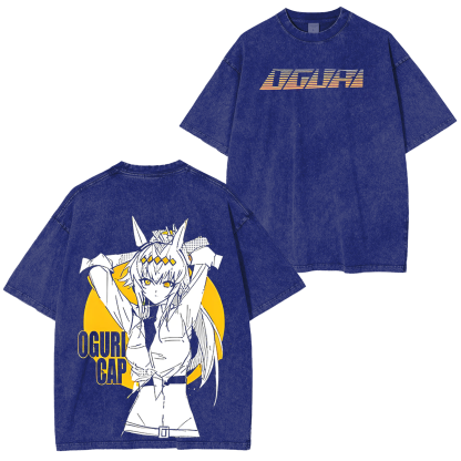 Oguri Cap Unisex Washed T-Shirt