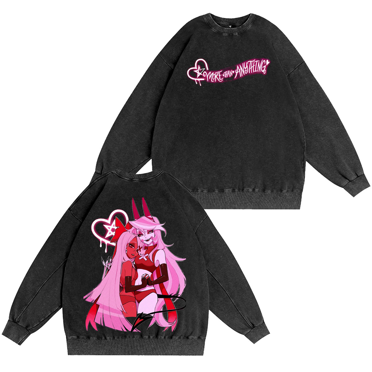 Retro Cartoon Character Oversized Washed T-shirt/Crewneck/Hoodie