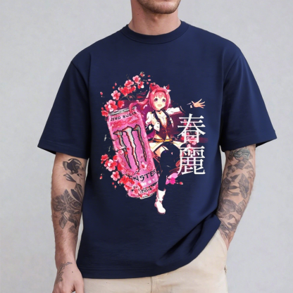 Haru Urara Uma Musume Sakura Monster Energy Unisex Shirt/Crewneck/Hoodie