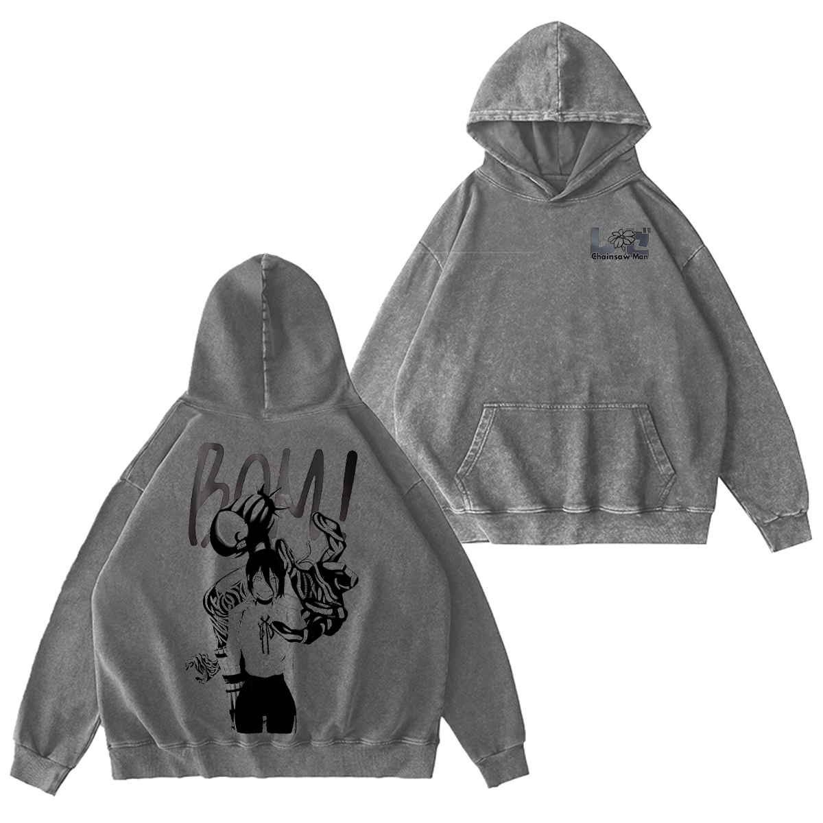Chainsaw Man Vintage Washed T-shirt/Crewneck/Hoodie