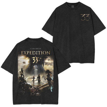 Clair Obscur Expedition 33 Vintage Washed T-shirt/Crewneck/Hoodie