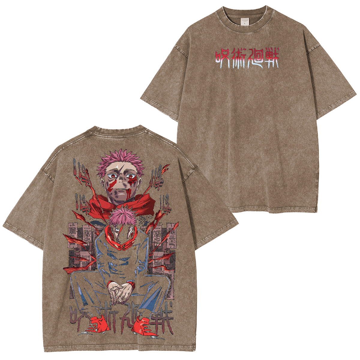 Yuuji Itadori Jujutsu Kaisen Oversized T-shirt/Crewneck/Hoodie