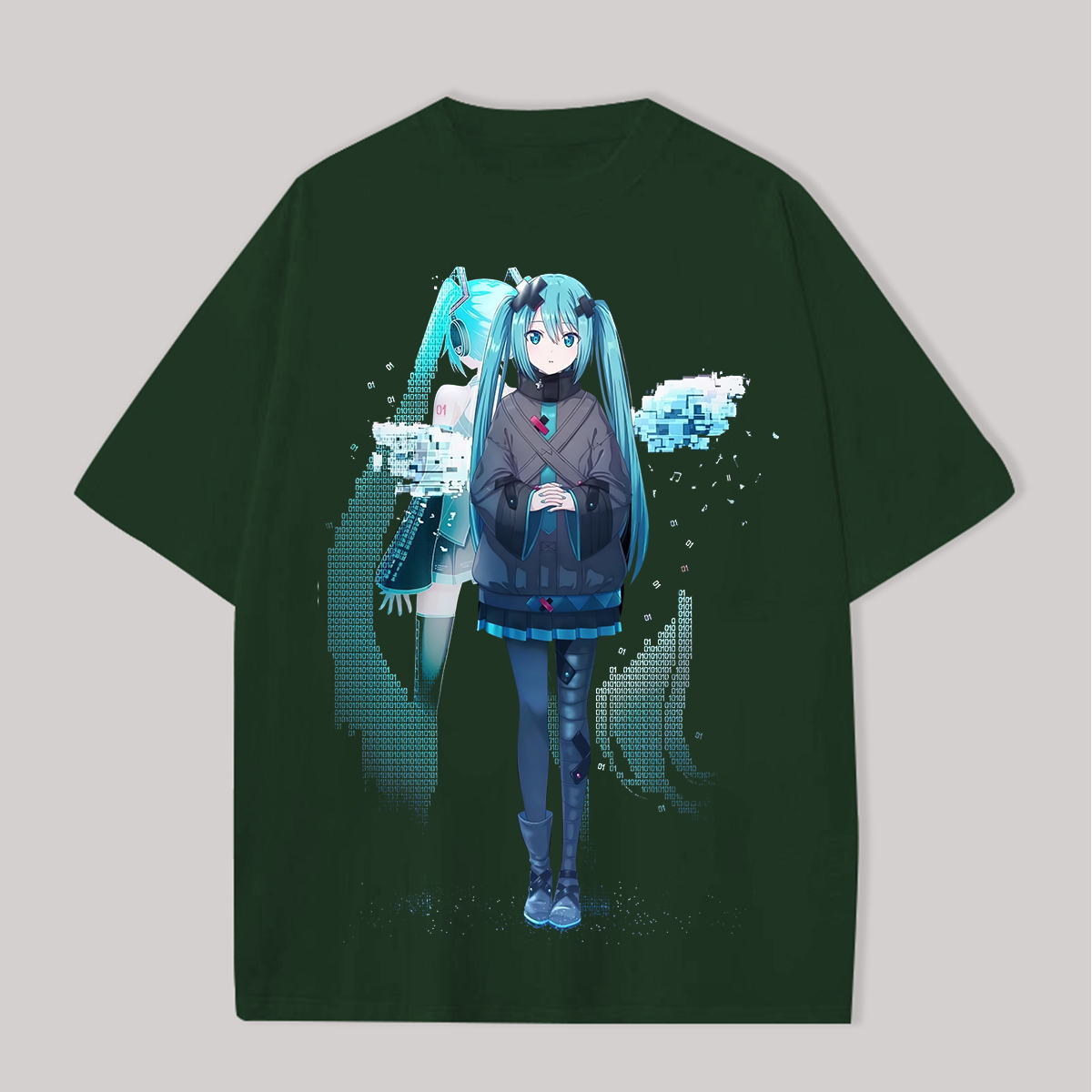 Hatsune Miku Printed Oversized Unisex T-shirts