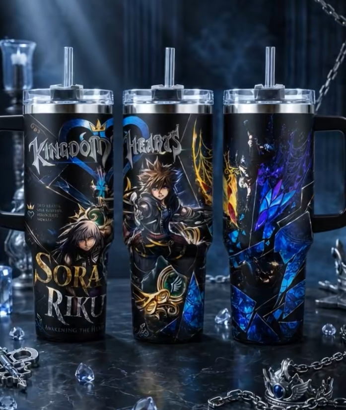Kingdom Hearts Custom Tumbler Cup