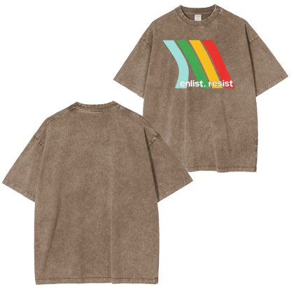 ARC Raiders ‘Enlist Resist’ Vintage Washed T-shirt/Crewneck/Hoodie