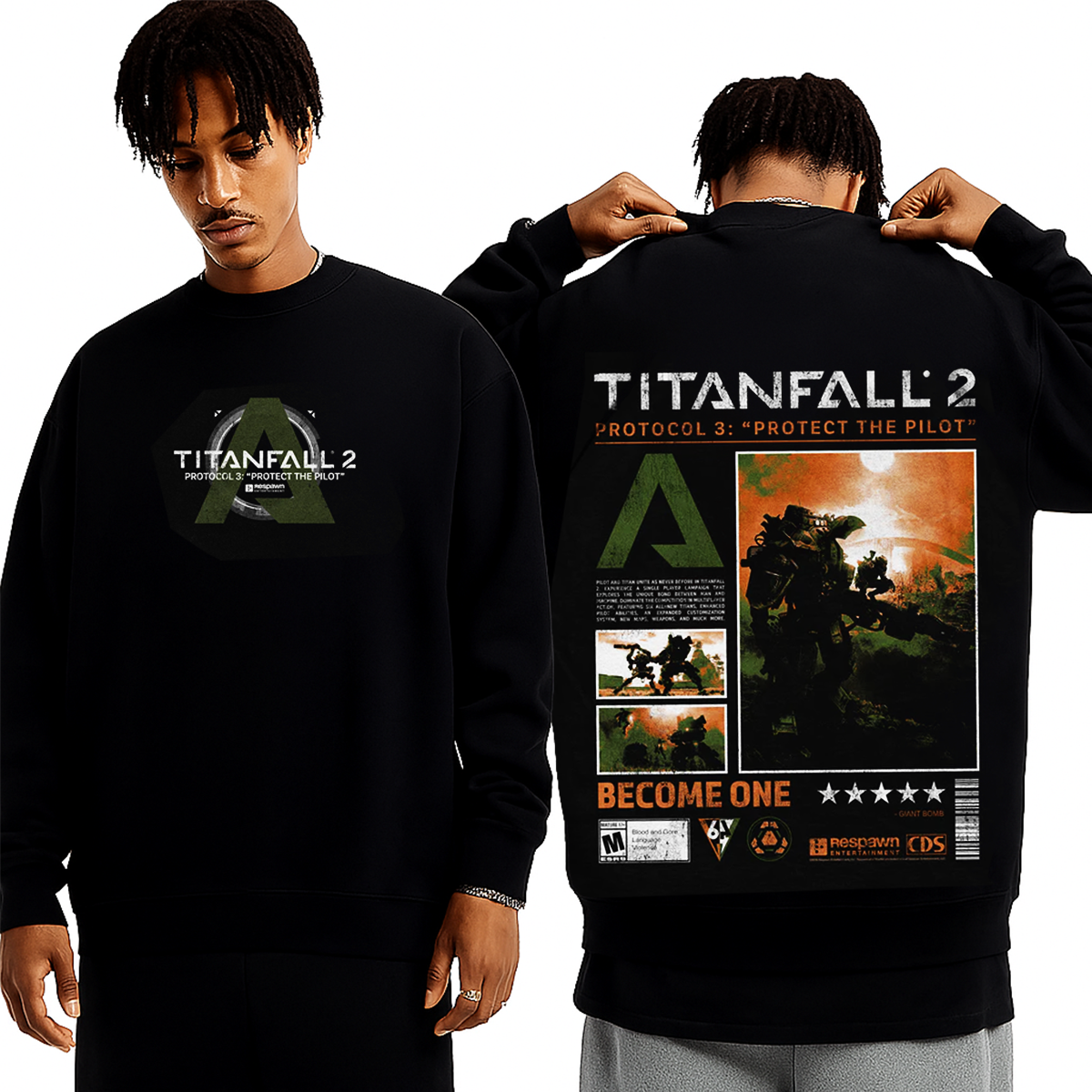 TITANFALL 2 Oversized T-shirt/Crewneck/Hoodie
