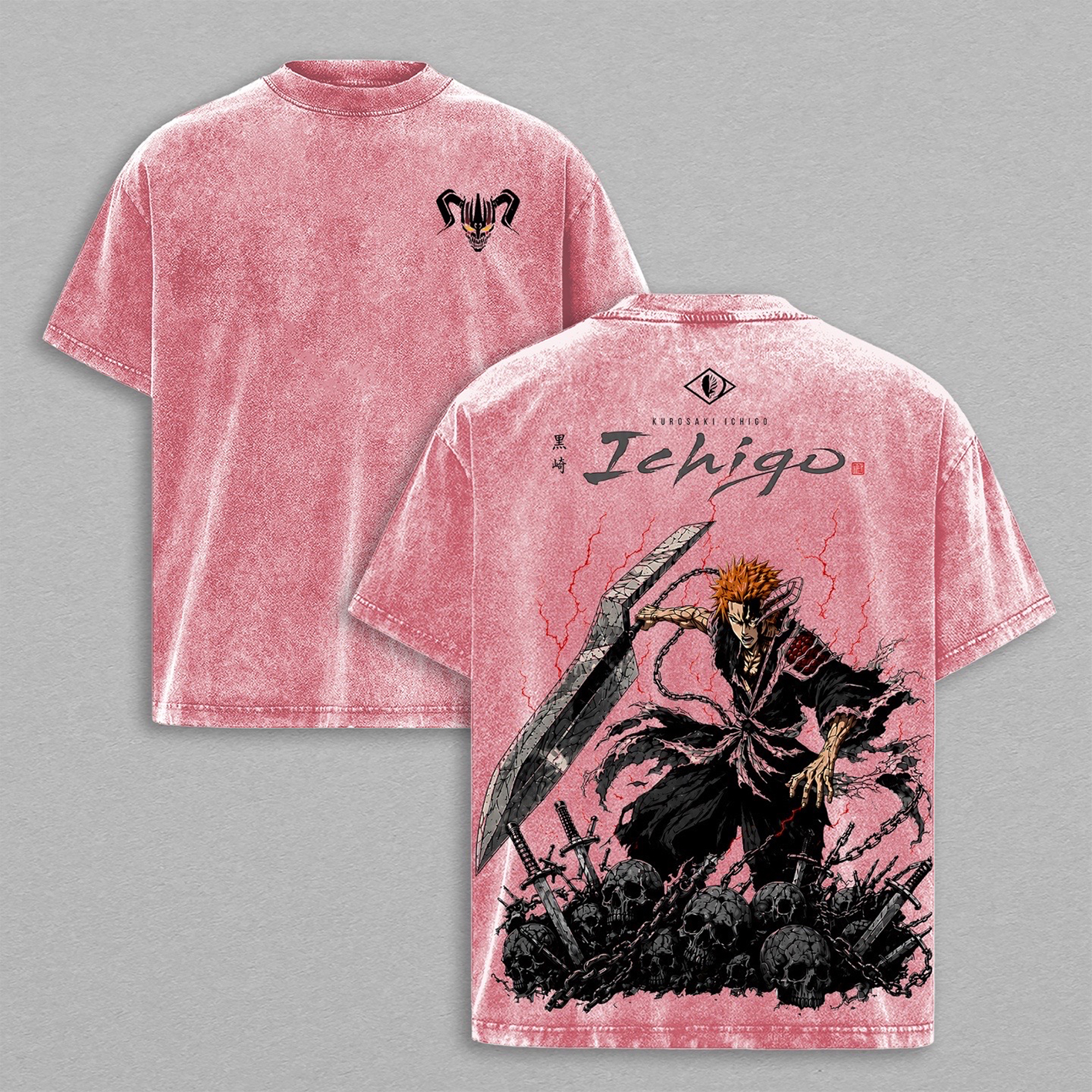 Bleach Ichigo Unisex Washed T-Shirt