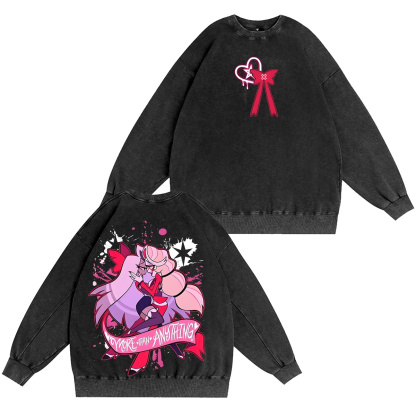 Retro Cartoon Character  Oversized Washed T-shirt/Crewneck/Hoodie