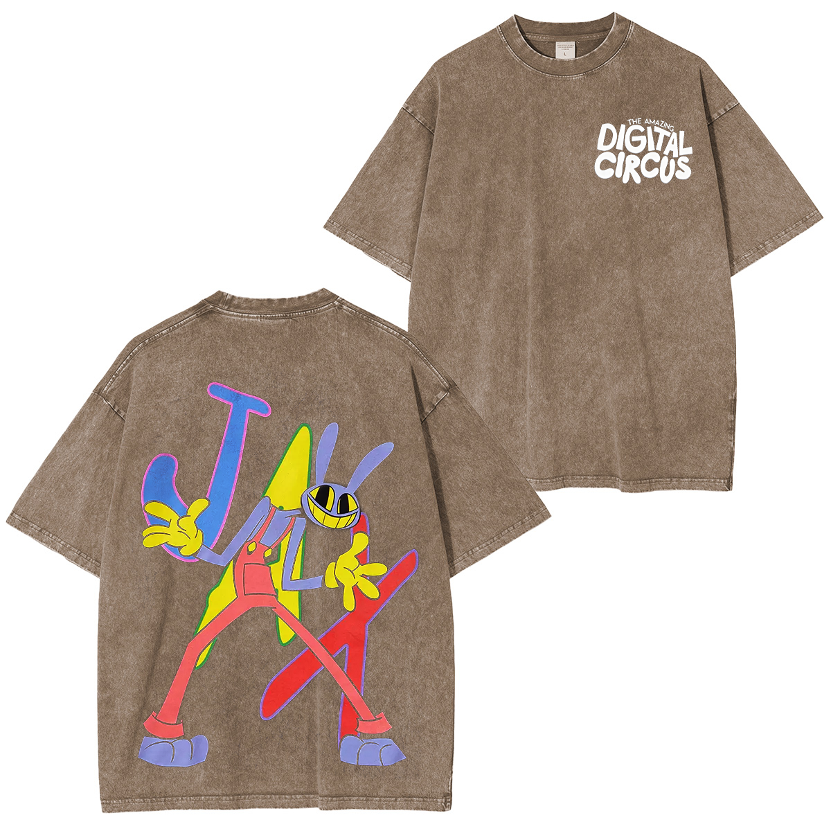 The Amazing Digital Circus Jax Mineral Washed Unisex T-Shirt