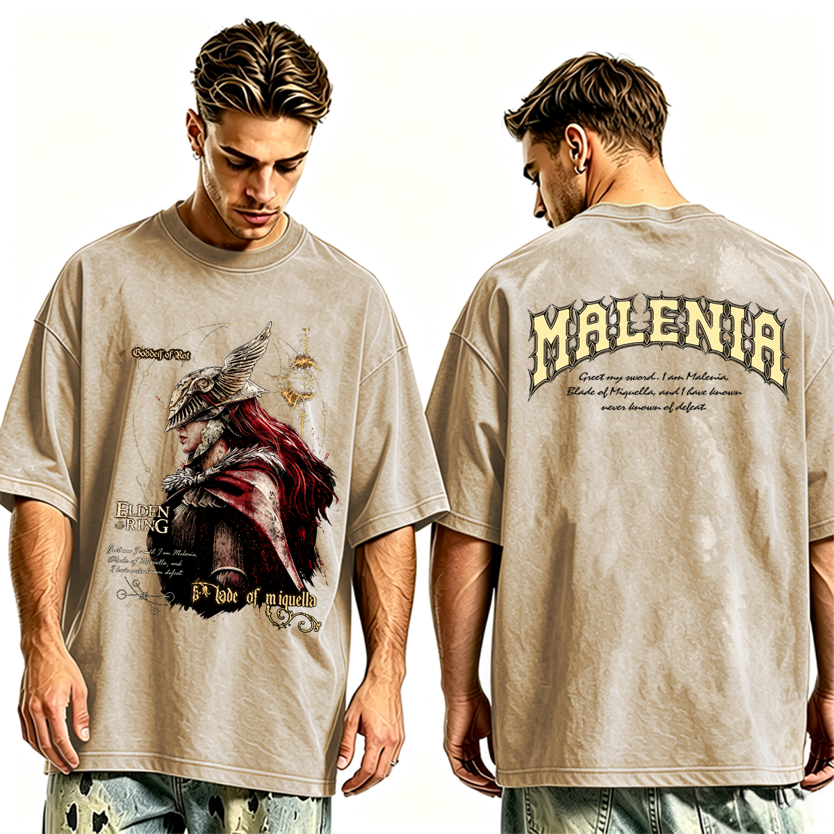 Elden Ring Malenia Oversized T-shirt/Crewneck/Hoodie
