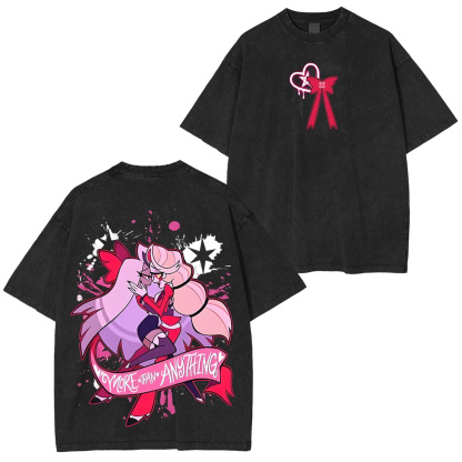 Retro Cartoon Character  Oversized Washed T-shirt/Crewneck/Hoodie