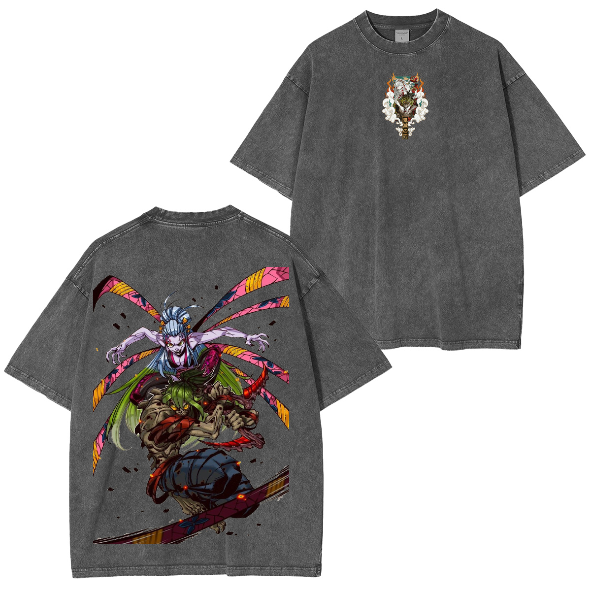 Demon Slayer Vintage Washed T-shirt/Crewneck/Hoodie