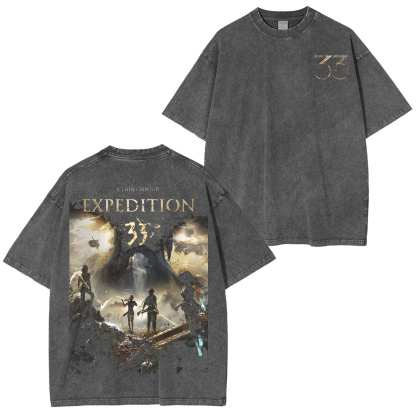 Clair Obscur Expedition 33 Vintage Washed T-shirt/Crewneck/Hoodie