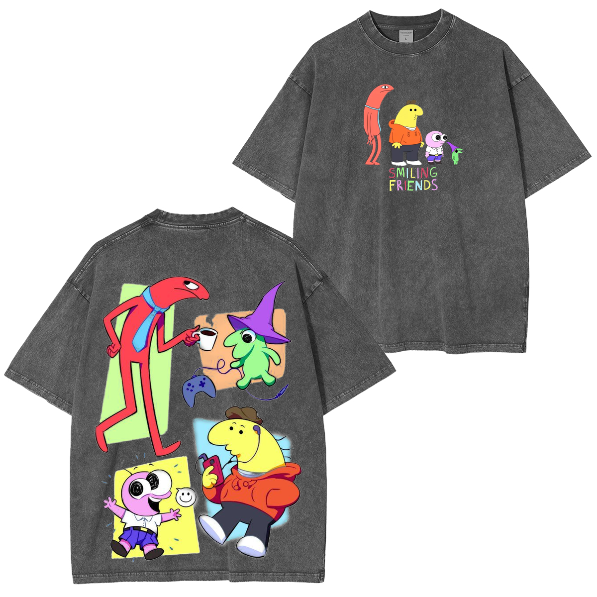 Smiling Friends Vintage  Washed T-shirt/Crewneck/Hoodie