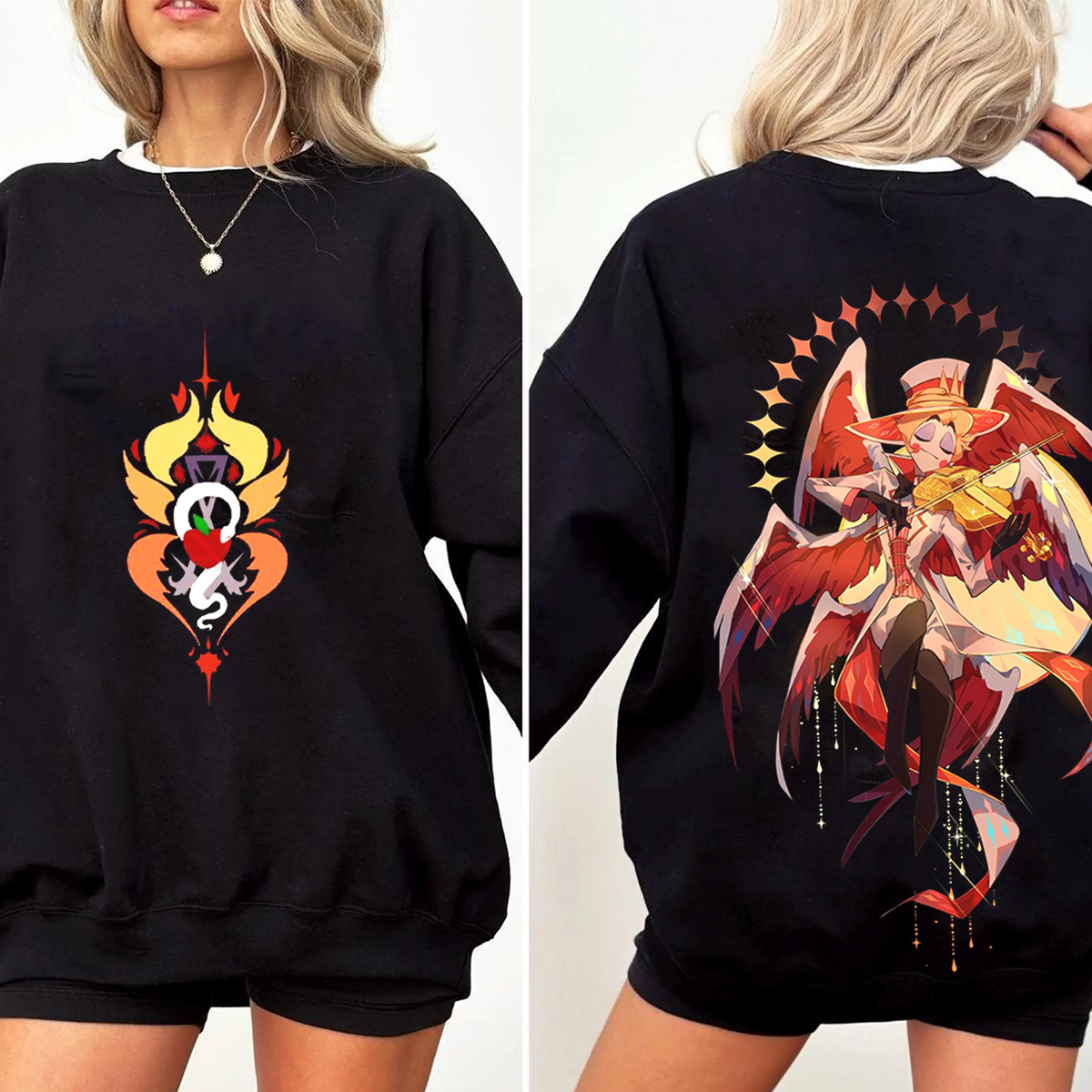 Lucifer Hazbin Hotel Oversized T-shirt/Crewneck/Hoodie