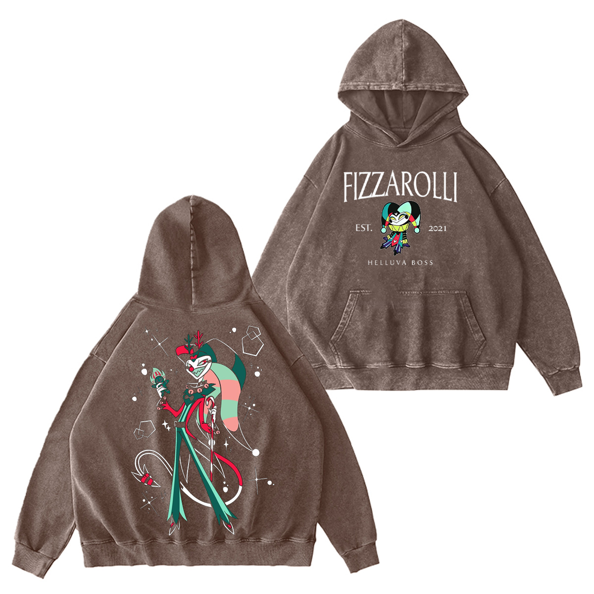 Fizzarolli Helluva Boss Oversized T-shirt/Crewneck/Hoodie