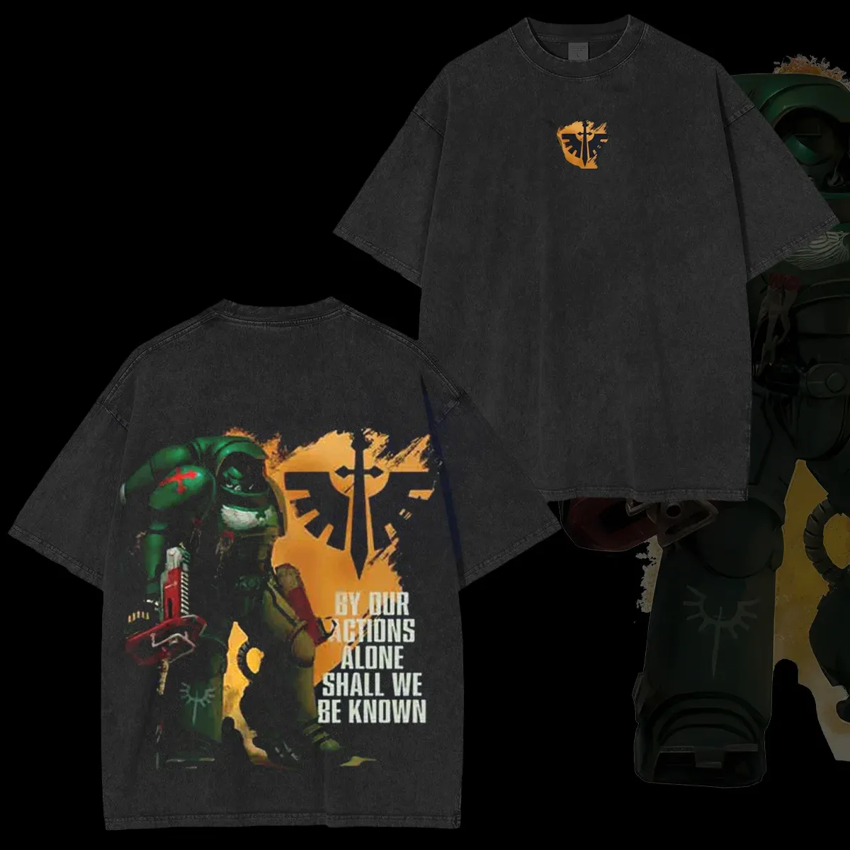 Warhammer 40K Printed Unisex Washed T-Shirt