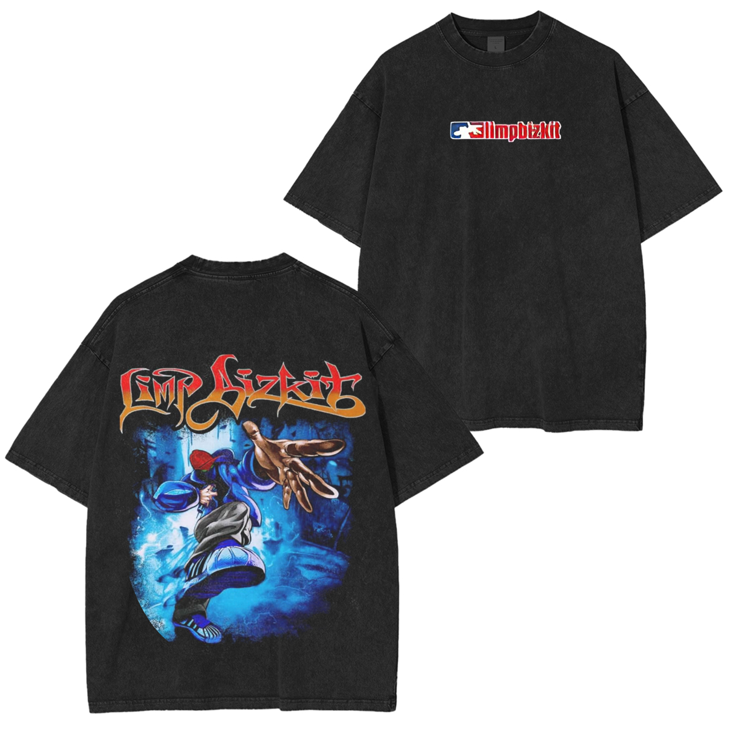 Limp Bizkit Band Vintage Unisex Washed T-Shirt