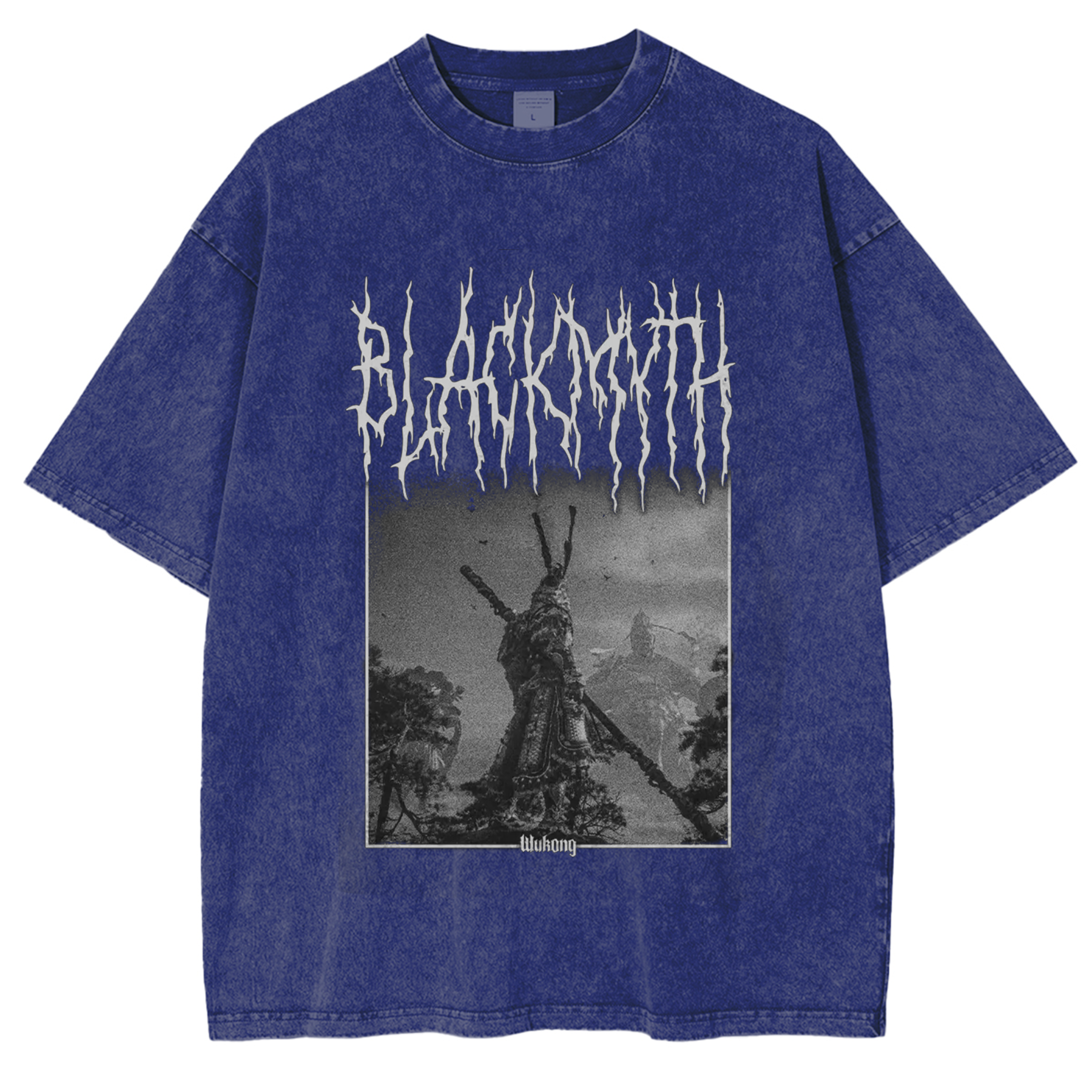 Black Myth Wukong Vintage Unisex Washed T-Shirt