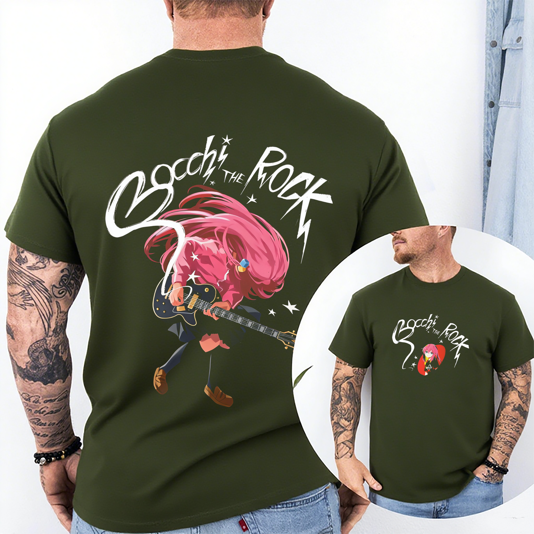 Bocchitherock Print T-Shirt