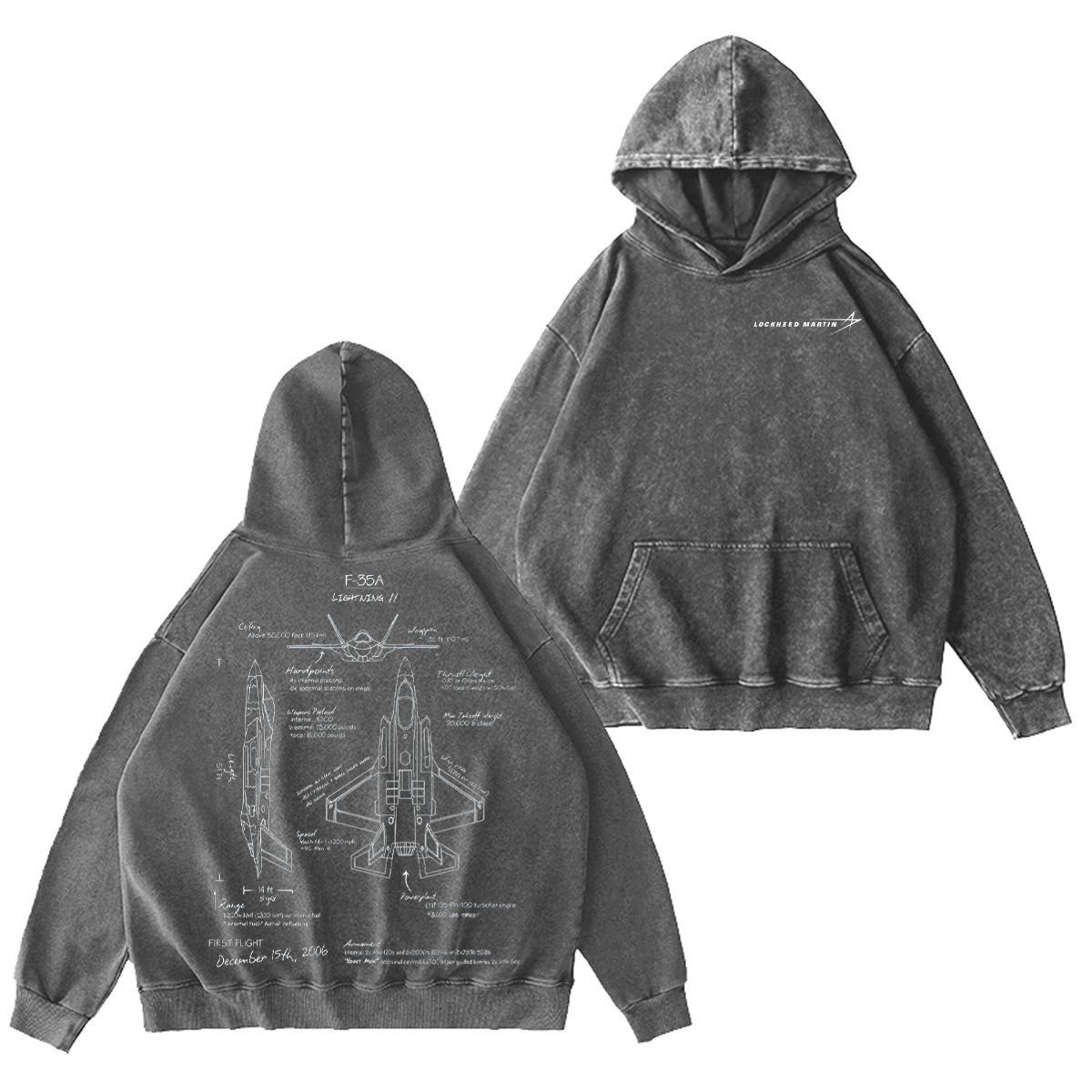 F-35 Lightning II Vintage Washed T-shirt/Crewneck/Hoodie