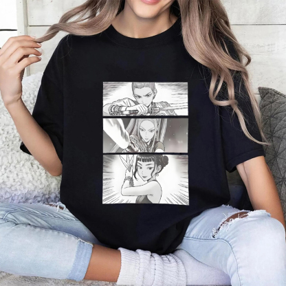 Kpop Demon Hunters Huntrix World Tour T-shirt