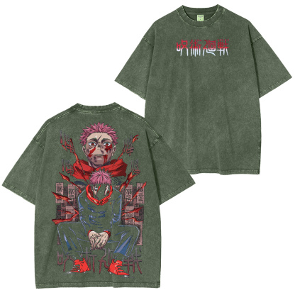Yuuji Itadori Jujutsu Kaisen Oversized T-shirt/Crewneck/Hoodie