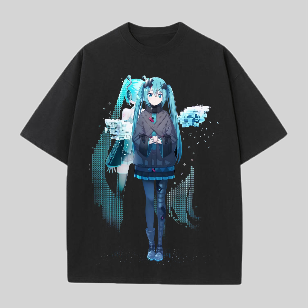 Hatsune Miku Printed Oversized Unisex T-shirts