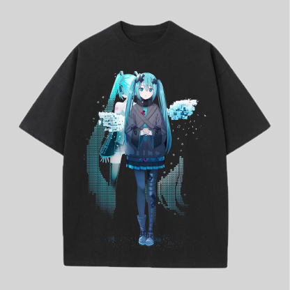 Hatsune Miku Printed Oversized Unisex T-shirts