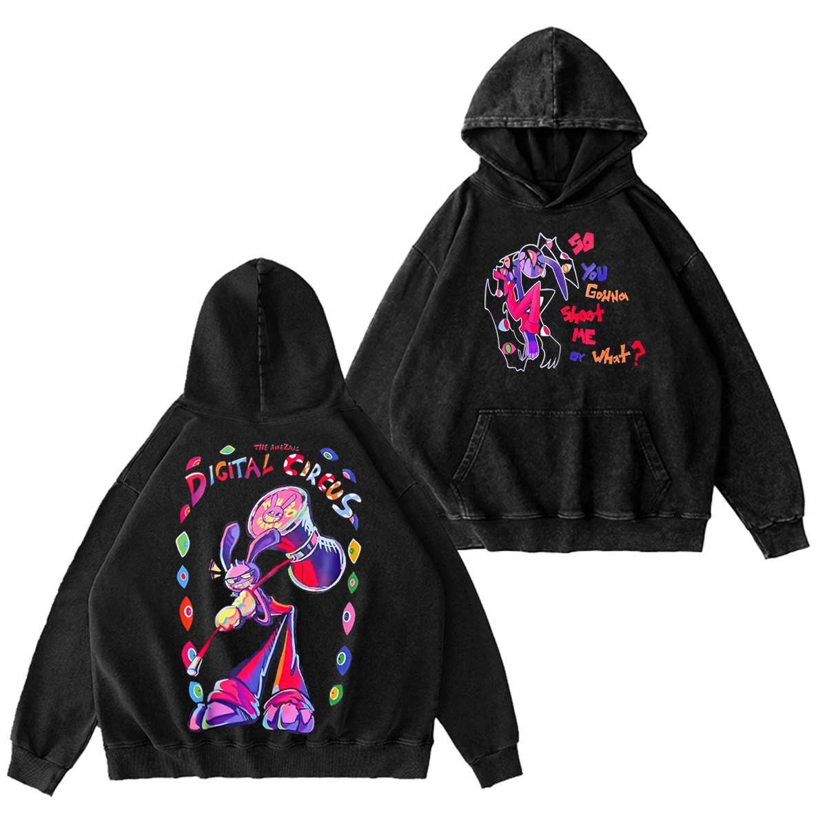 Jax The Amazing Digital Circus Oversized T-shirt/Crewneck/Hoodie