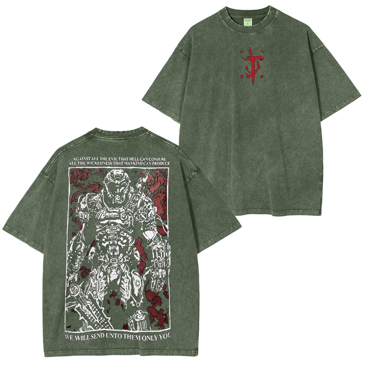 Doom Slayer Oversized T-shirt/Crewneck/Hoodie