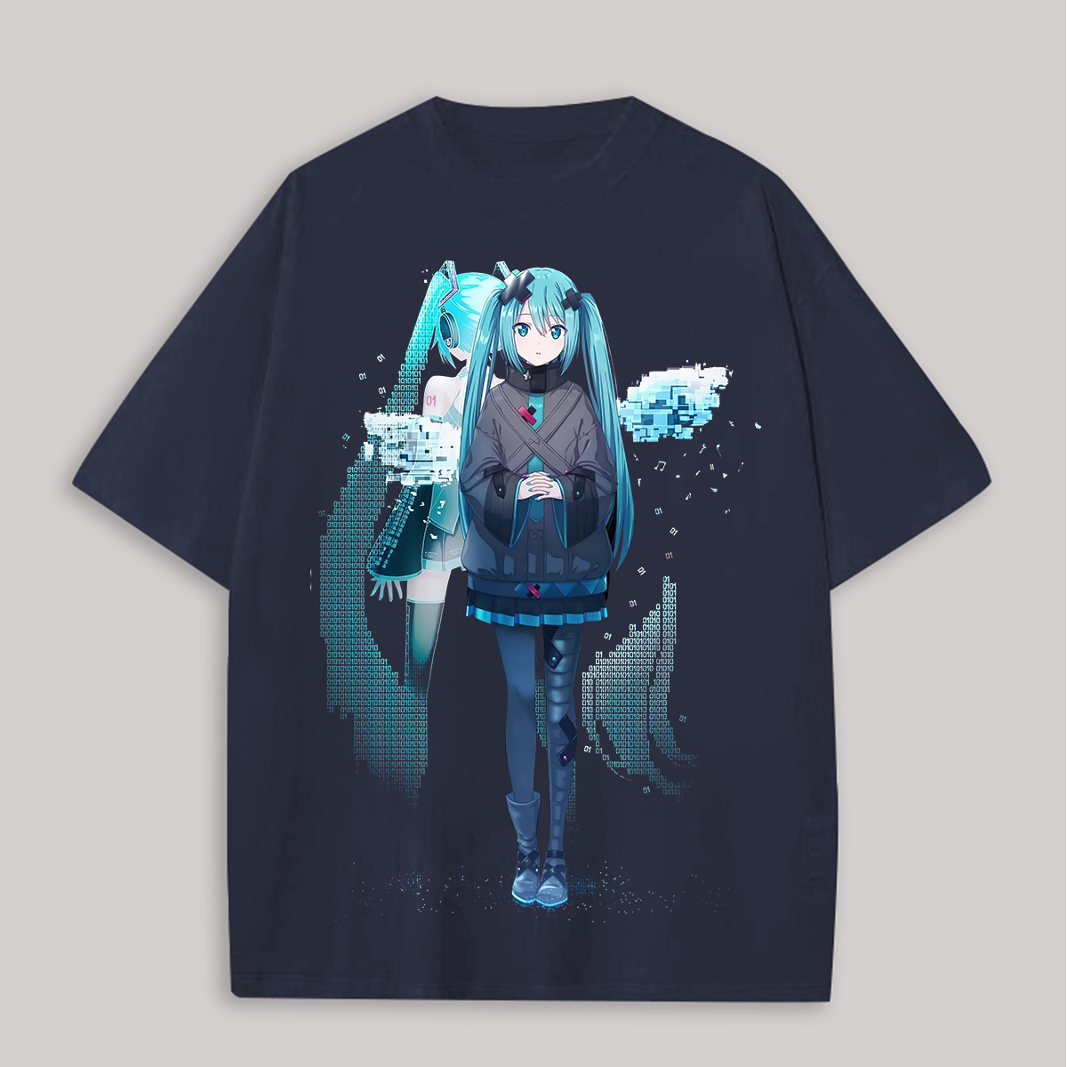Hatsune Miku Printed Oversized Unisex T-shirts