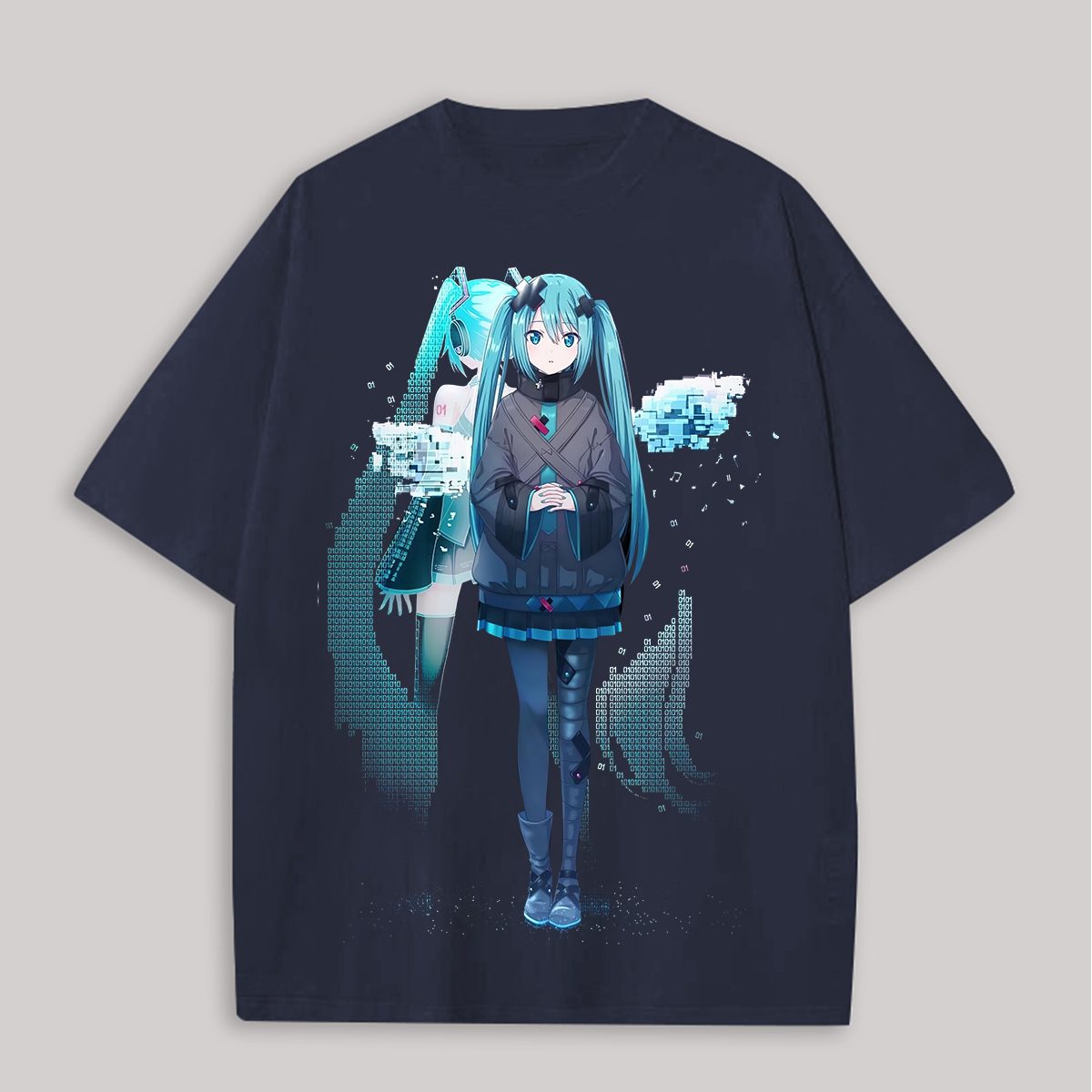 Hatsune Miku Printed Oversized Unisex T-shirts