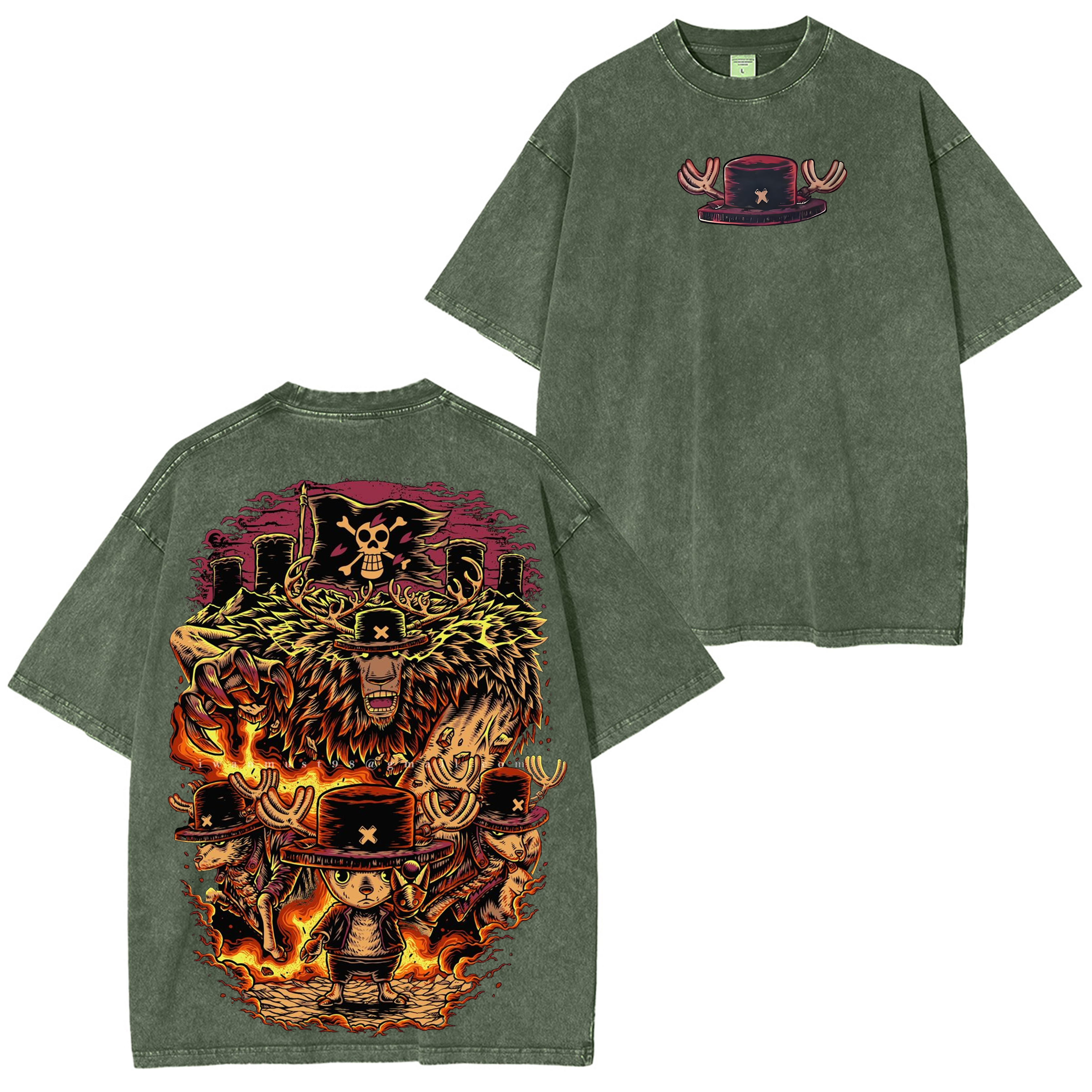 One Piece Chopper Anime Vintage T-Shirt