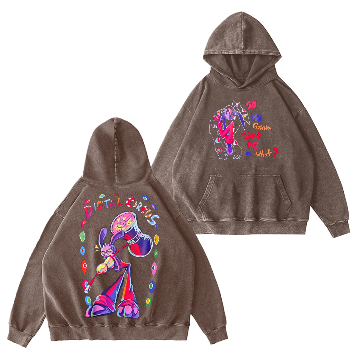 Jax The Amazing Digital Circus Oversized T-shirt/Crewneck/Hoodie