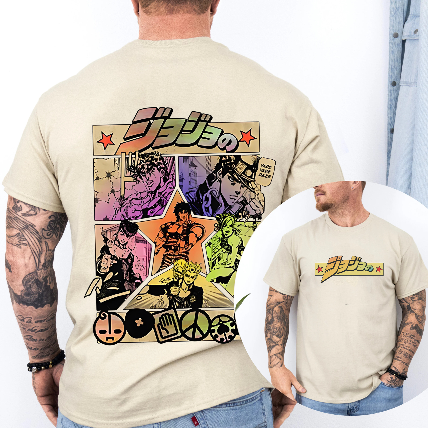 Men Women Anime JoJo's Bizarre Adventure T-Shirt