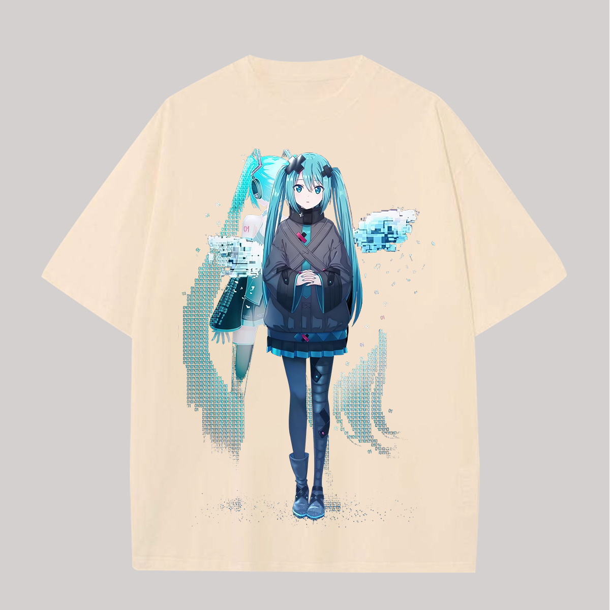 Hatsune Miku Printed Oversized Unisex T-shirts