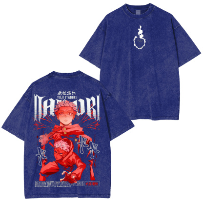 Jujutsu Kaisen Vintage Washed T-shirt/Crewneck/Hoodie