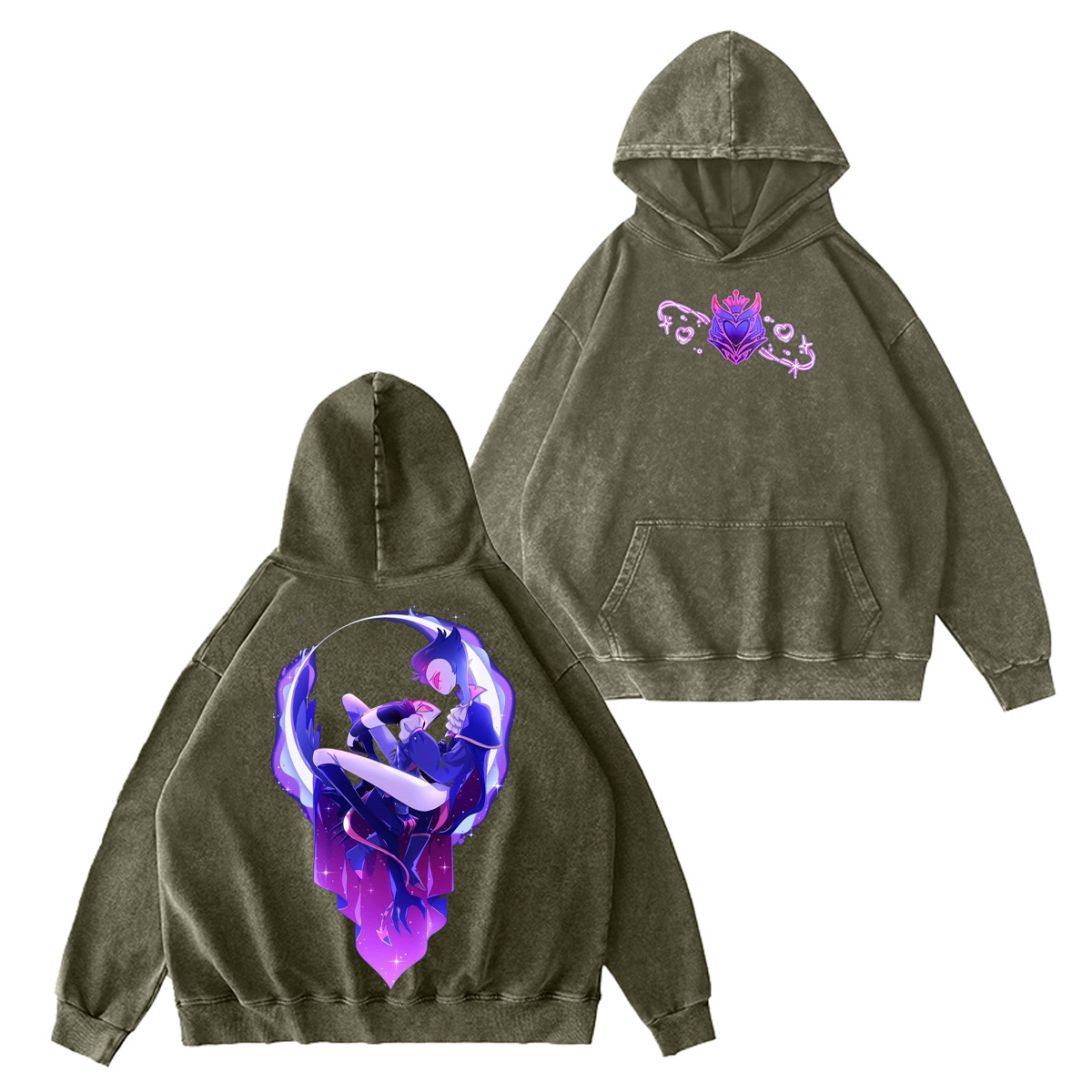 Stolas x Blitzo Hazbin Hotel Oversized T-shirt/Crewneck/Hoodie