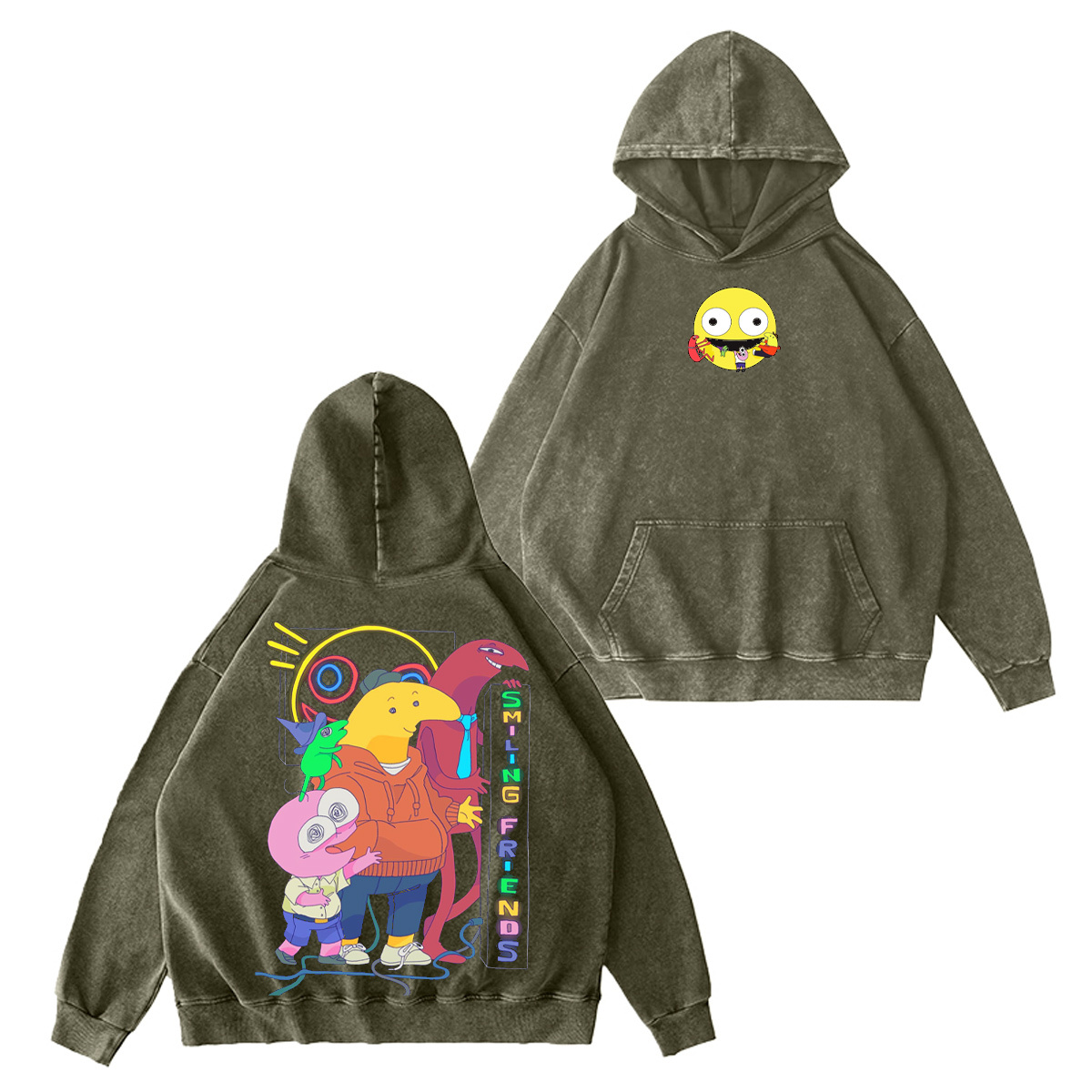 Smiling Friends Oversized T-shirt/Crewneck/Hoodie