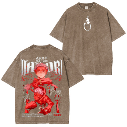 Jujutsu Kaisen Vintage Washed T-shirt/Crewneck/Hoodie