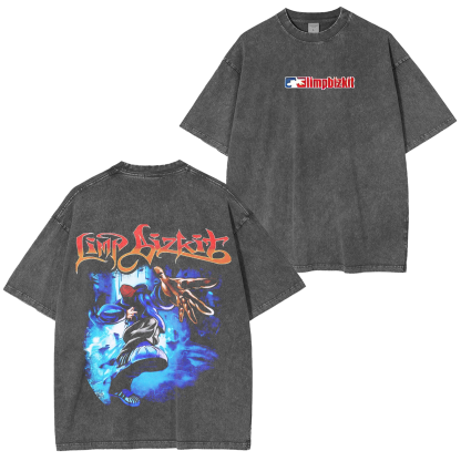 Limp Bizkit Band Vintage Unisex Washed T-Shirt