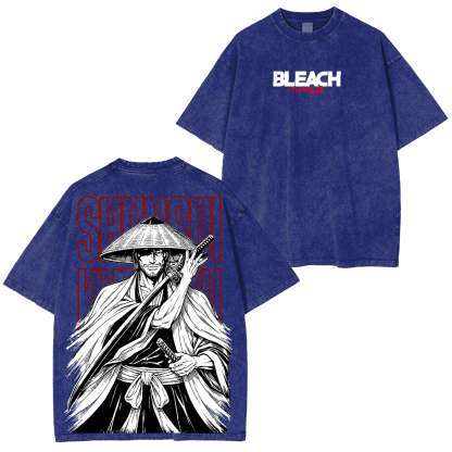 Bleach Shunsui Kyoraku washed T-shirt/Crewneck/Hoodie