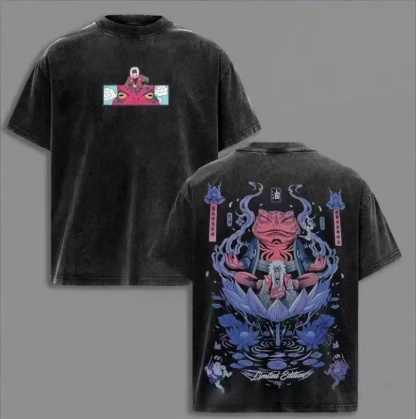 Naruto Jiraiya Vintage Washed T-shirt/Crewneck/Hoodie