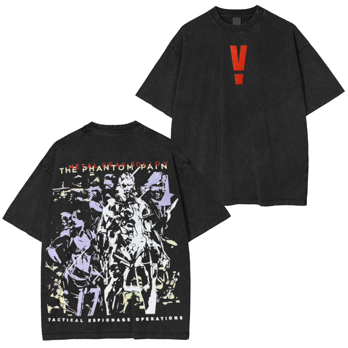 Metal Gear Solid V The Phantom Pain Unisex Washed T-Shirt