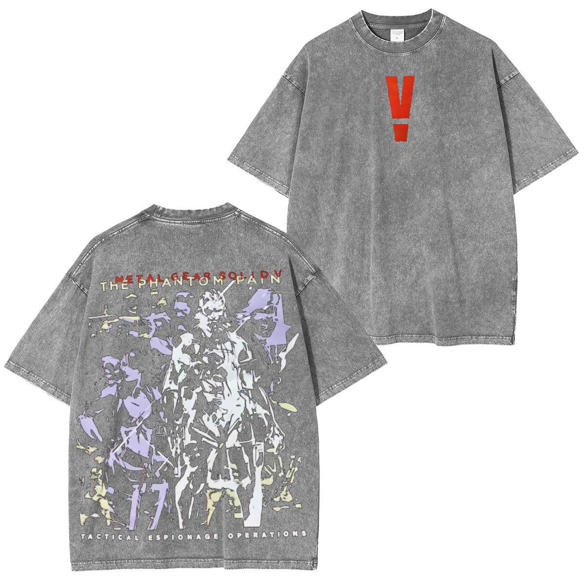 Metal Gear Solid V The Phantom Pain Unisex Washed T-Shirt