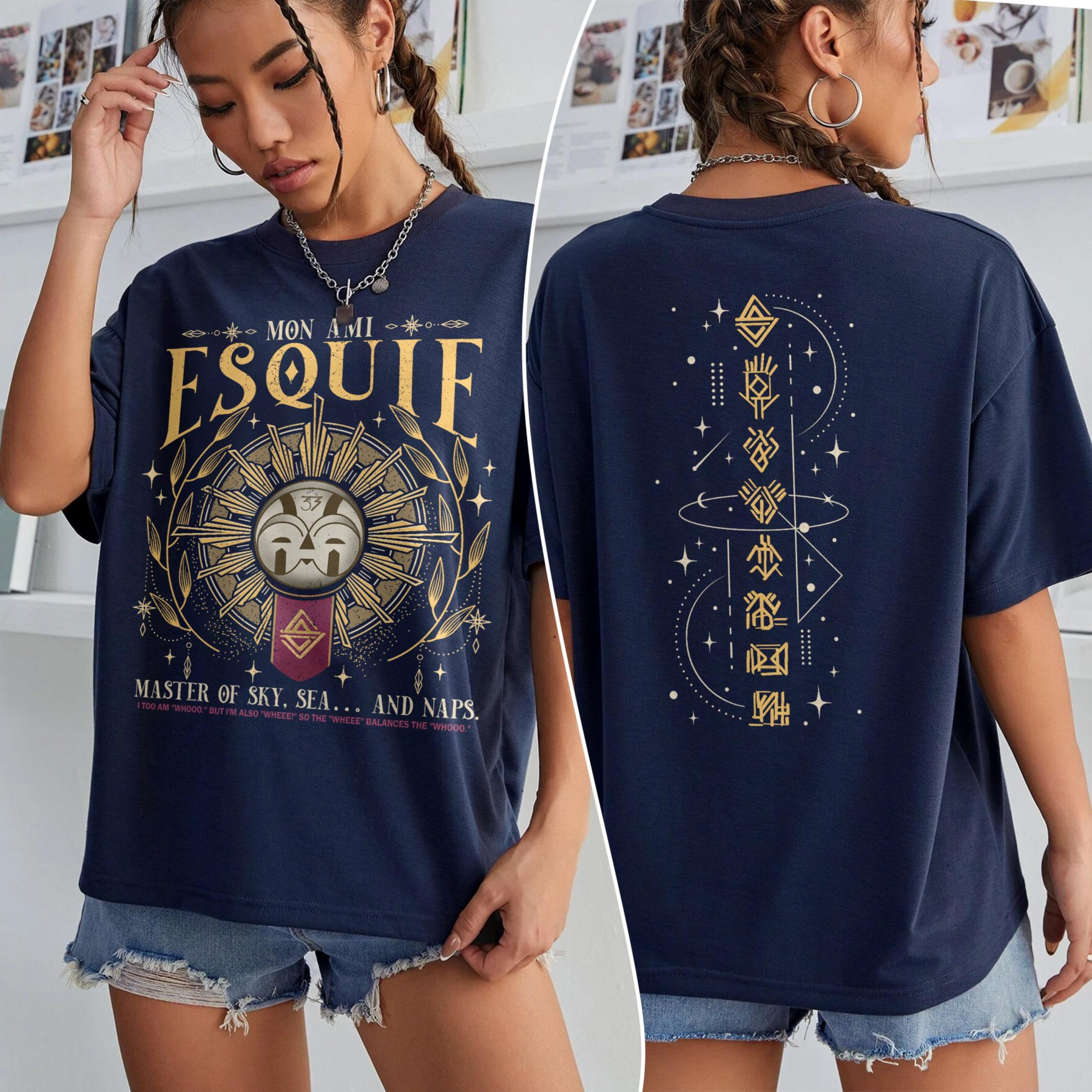 Esquie Clair Obscur Expedition 33  T-Shirt