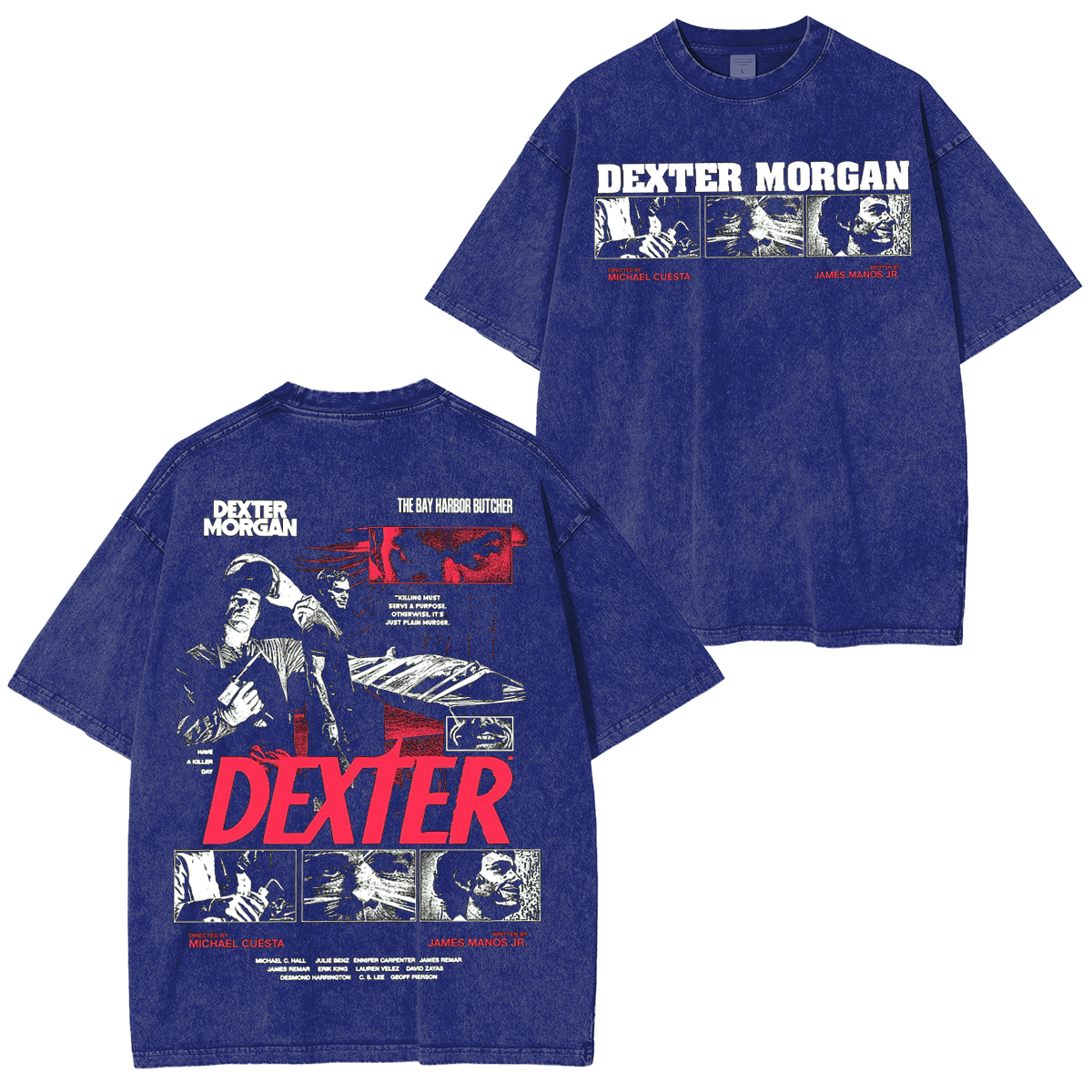 Dexter Morgan Unisex Washed T-Shirt