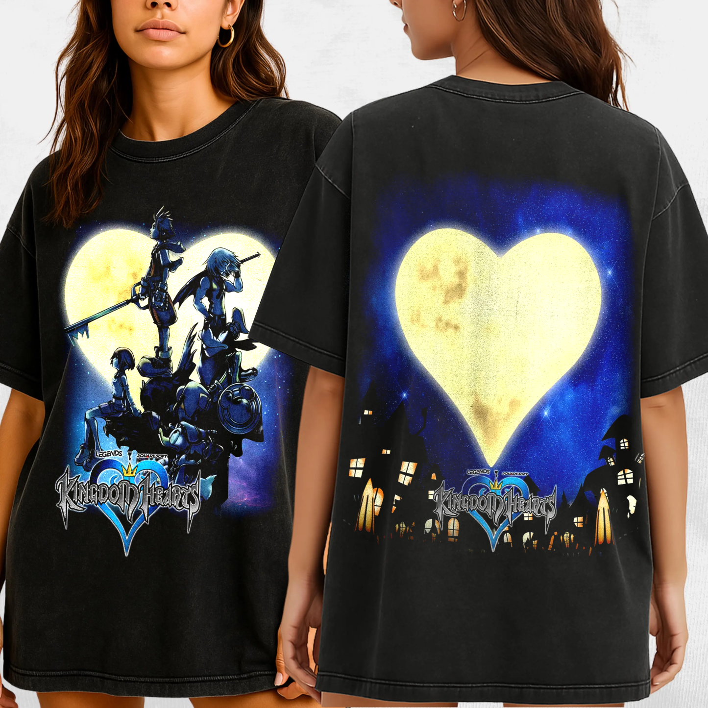 KINGDOM HEARTS Unisex Washed T-Shirt
