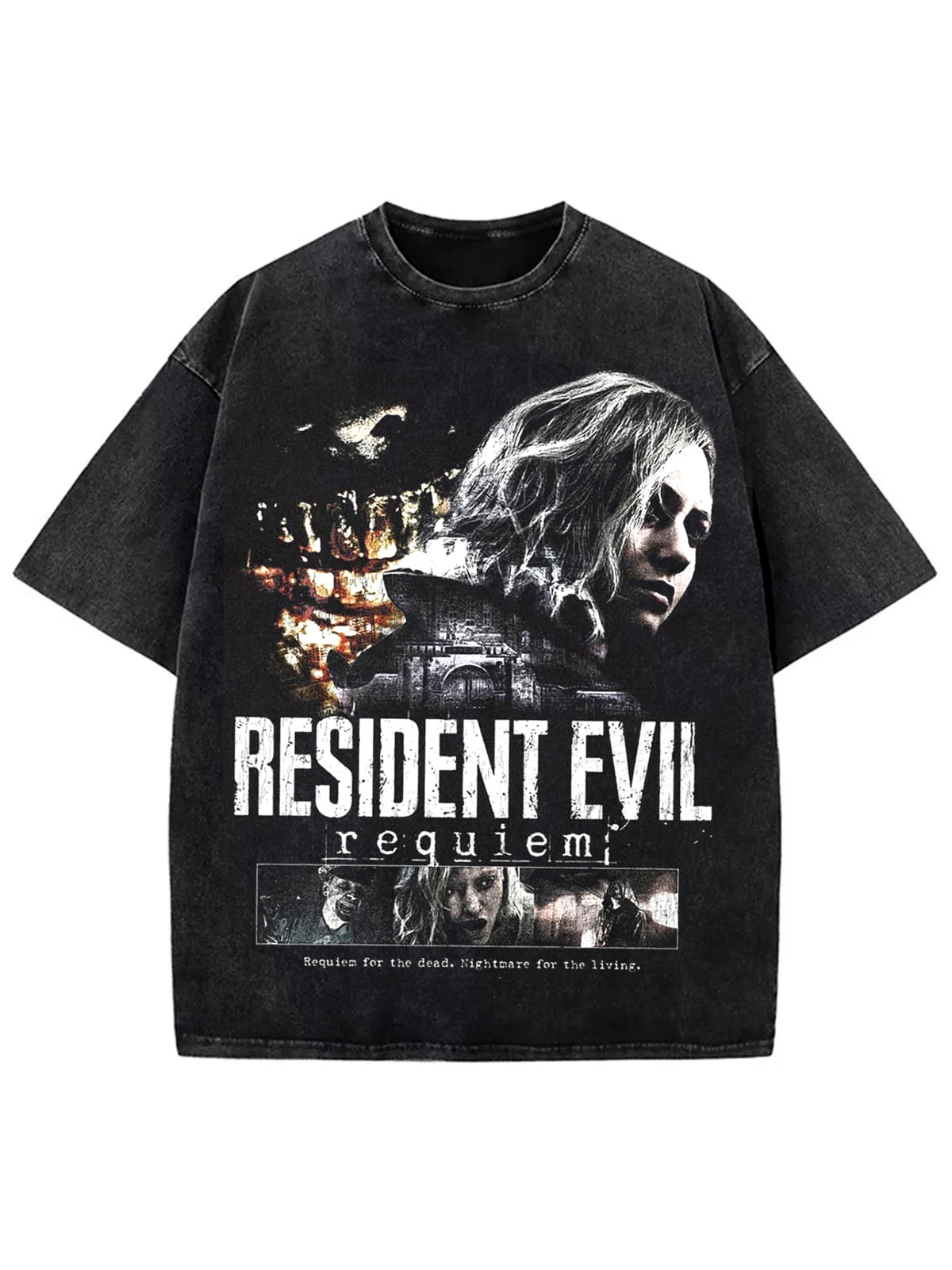 RESIDENT EVIL 9 REQUIEM Unisex Washed T-Shirt